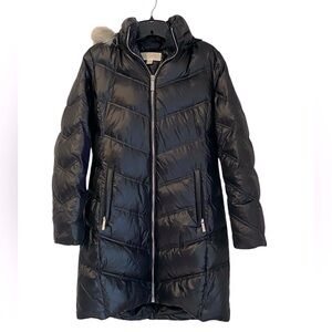 Like New Michael MK Down Puffer Parka. Removable Faux Fur Hood. Sz. M